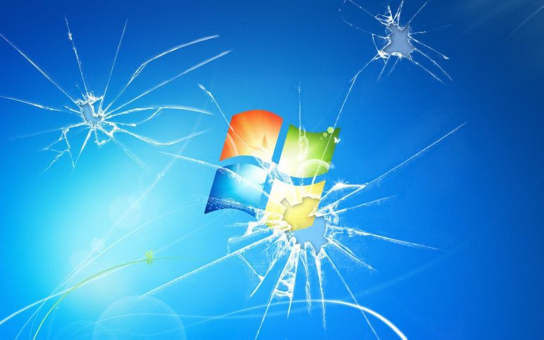 The Windows 7 broken desktop